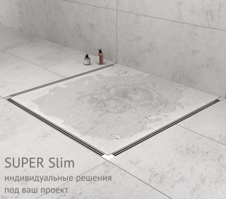 Душевой лоток Berges Super Slim 090084 120см хром матовый
